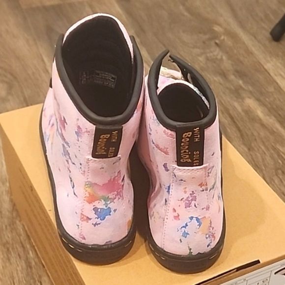 Dr. Martens Sheridan Lace-Up Boots- Pink - Picture 11 of 11